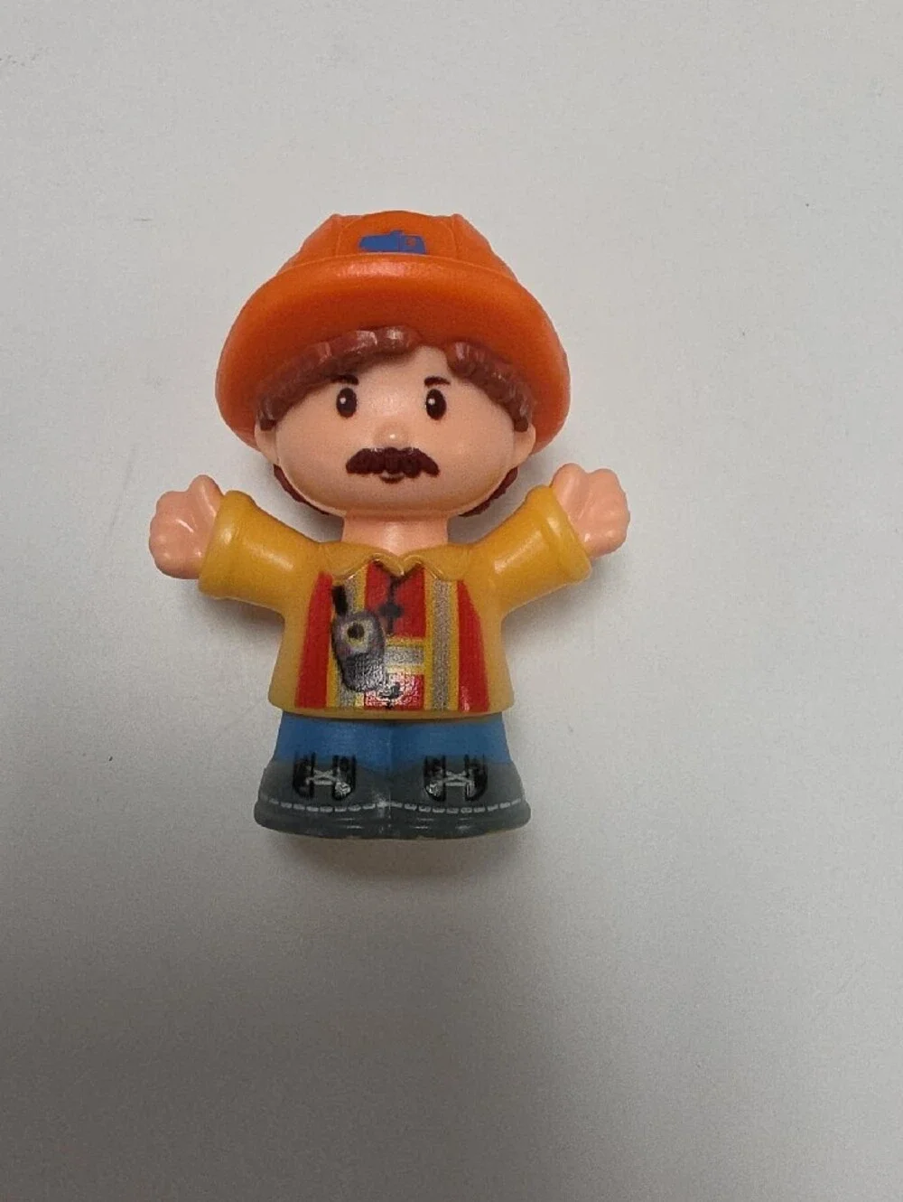 Fisher-Price Little People Red & Yellow Dump Truck with Figure And Accessory